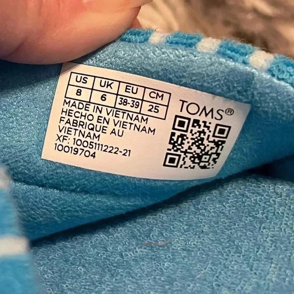 COPY - Toms NEW missy aqua comfort slide beaded womens 8 slip on beach vacation… - Picture 6 of 6